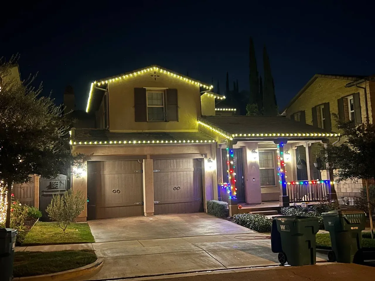 Premium Christmas Light Installation background