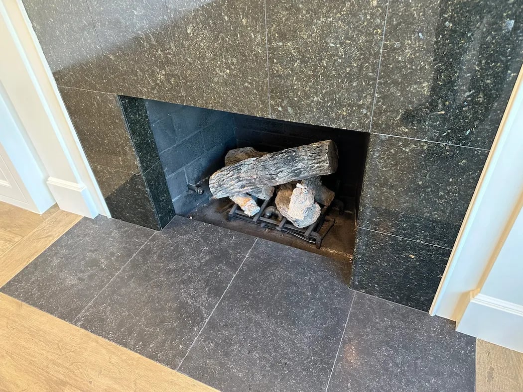 Fireplace repair background
