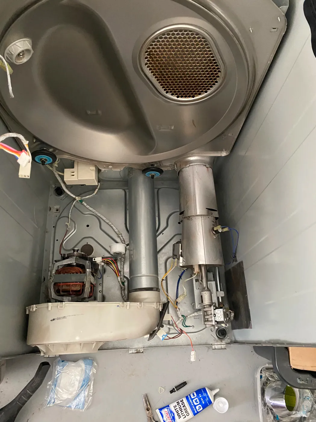 Samsung dryer after repair.