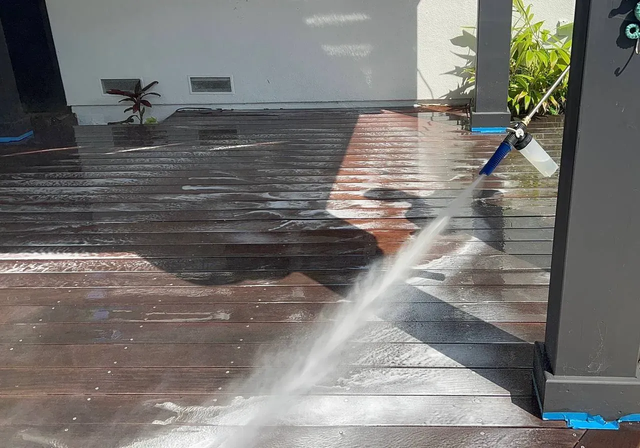 Patio, Driveway & Backyard Washing background