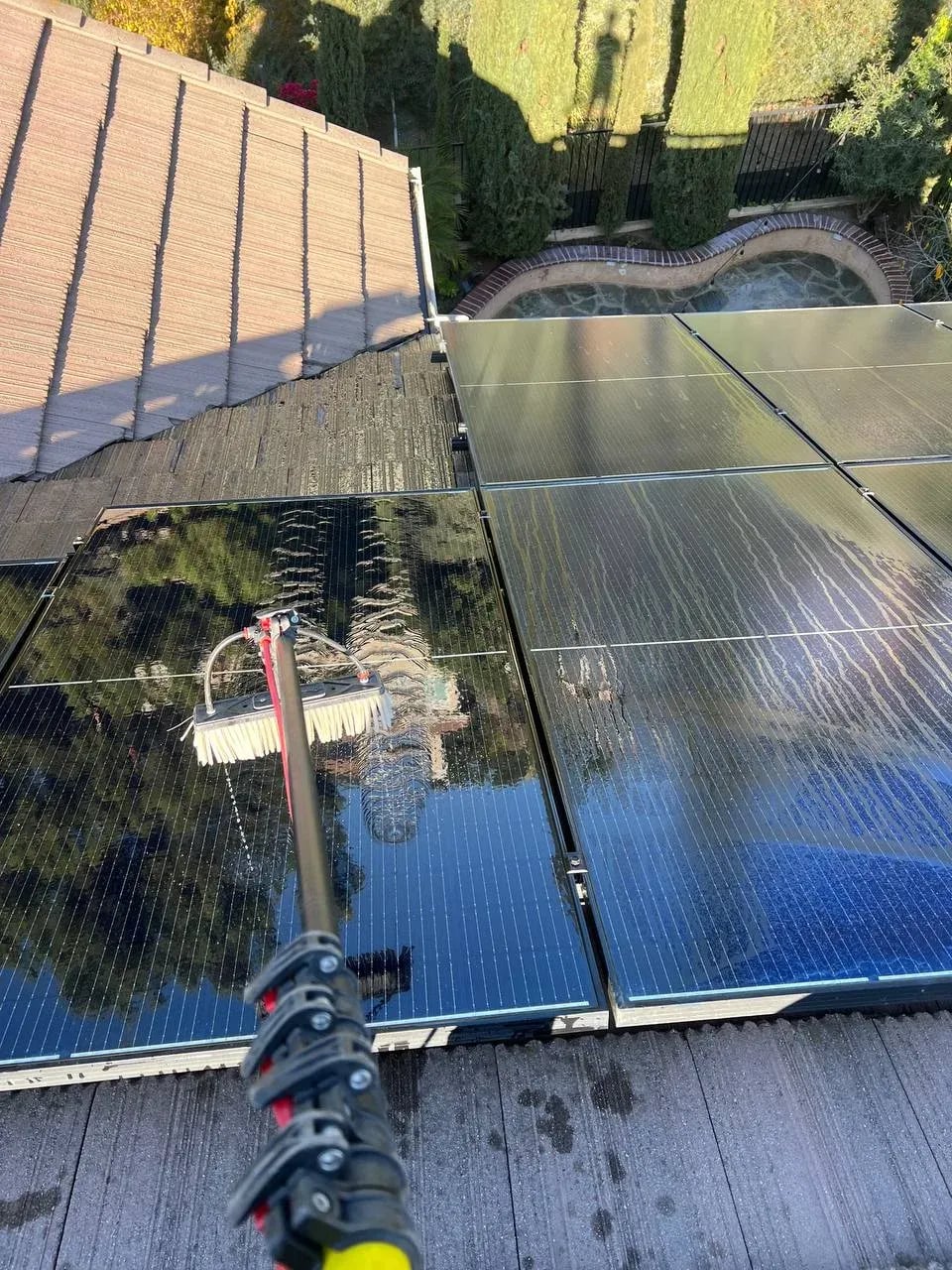 Solar Panel Cleaning Services background