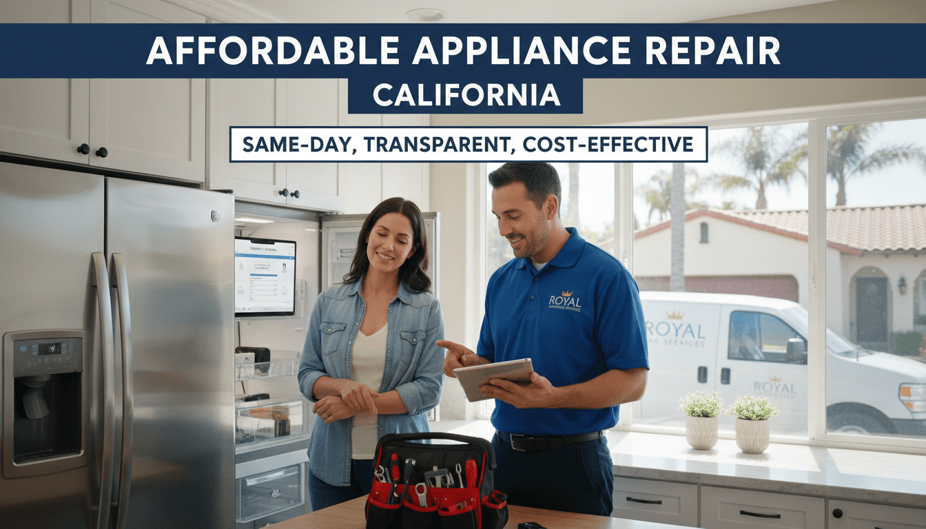 Affordable Appliance Repair: Get a Quote for Same-Day Service in California