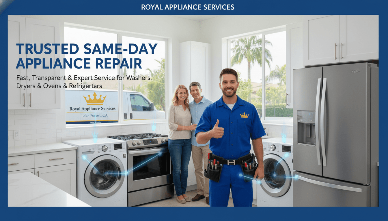 Appliance Repair Near Me in Lake Forest: Same-Day Service You Can Trust