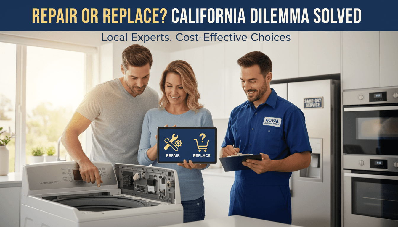 Appliance Repair vs Replacement: Making the Right Home Choice in California