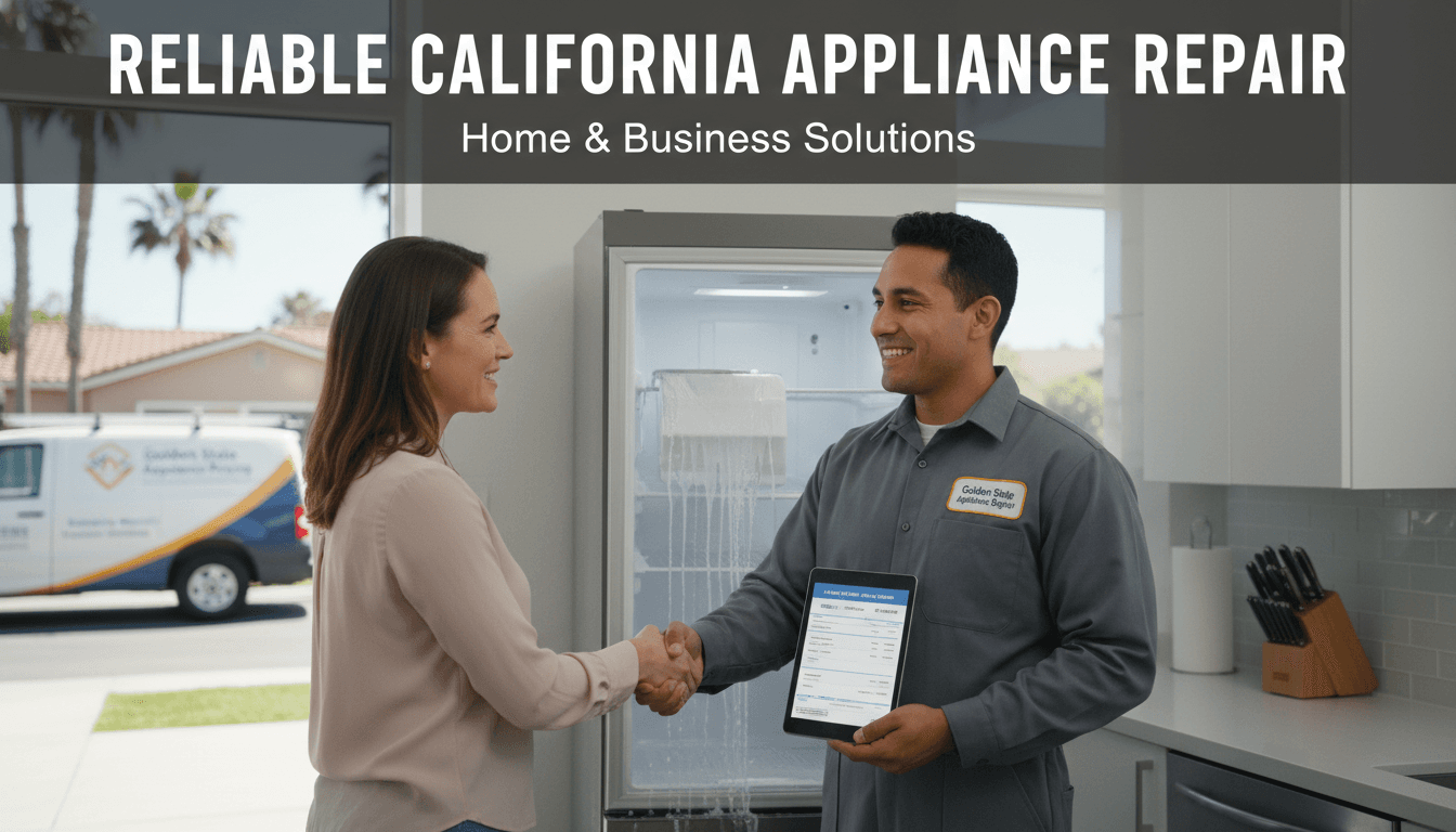 Choosing a Local Appliance Repair Company: A Practical Guide for California Homeowners