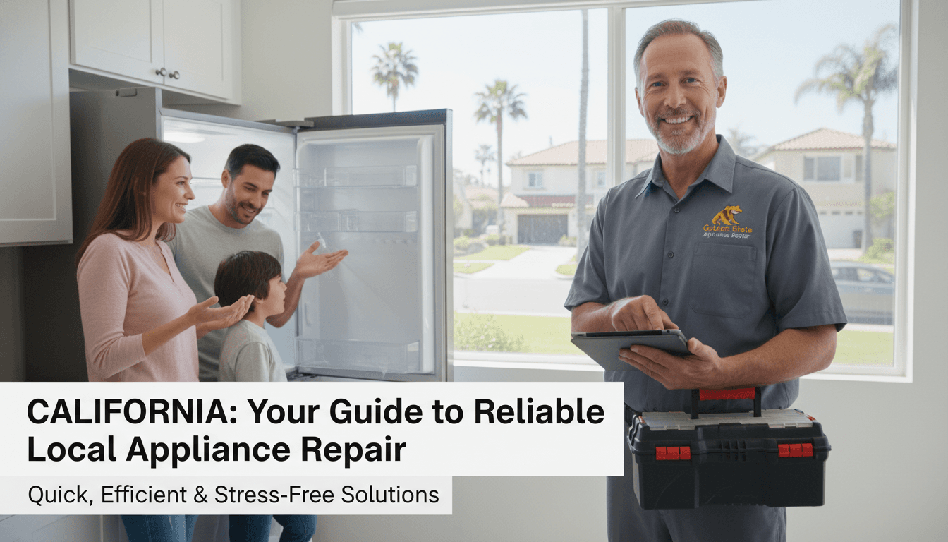 Choosing a Local Appliance Repair Company: Essential Considerations for California Homeowners
