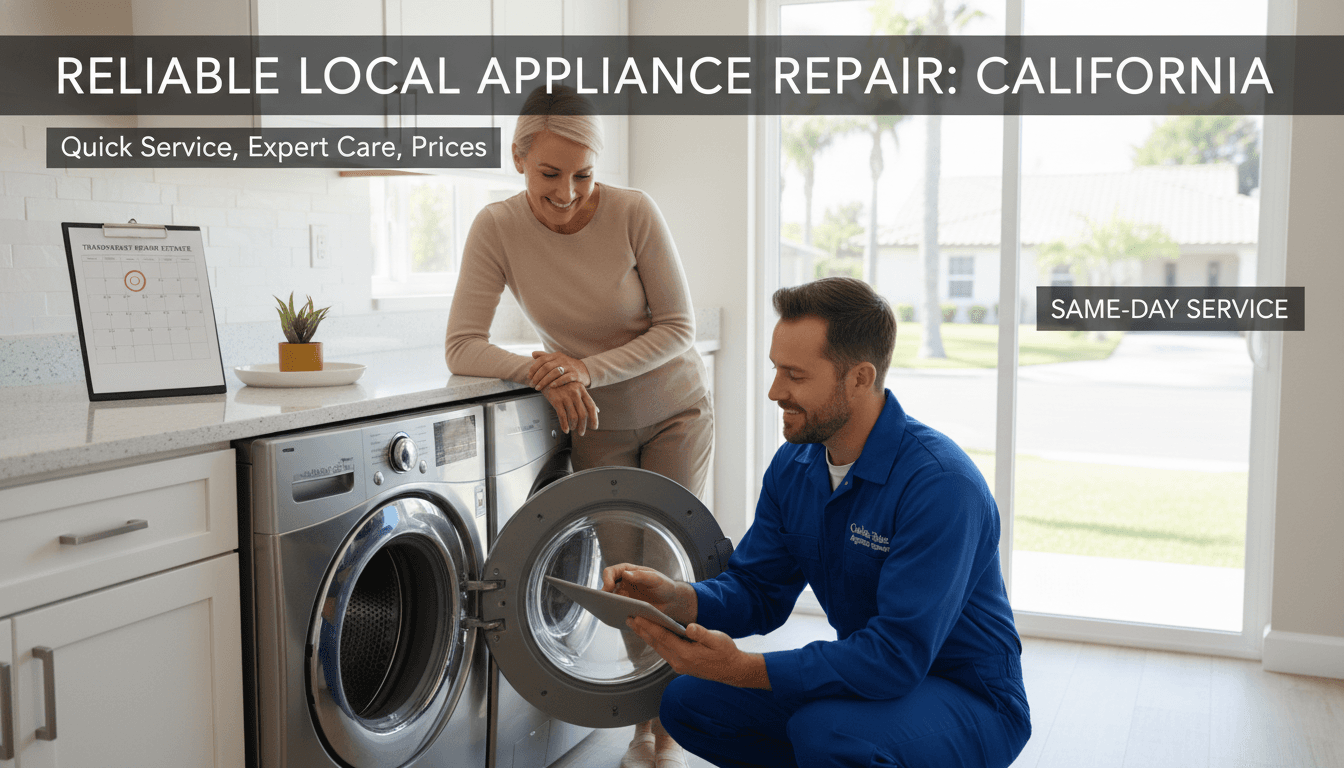 Choosing a Local Appliance Repair Company: Key Factors for California Homeowners