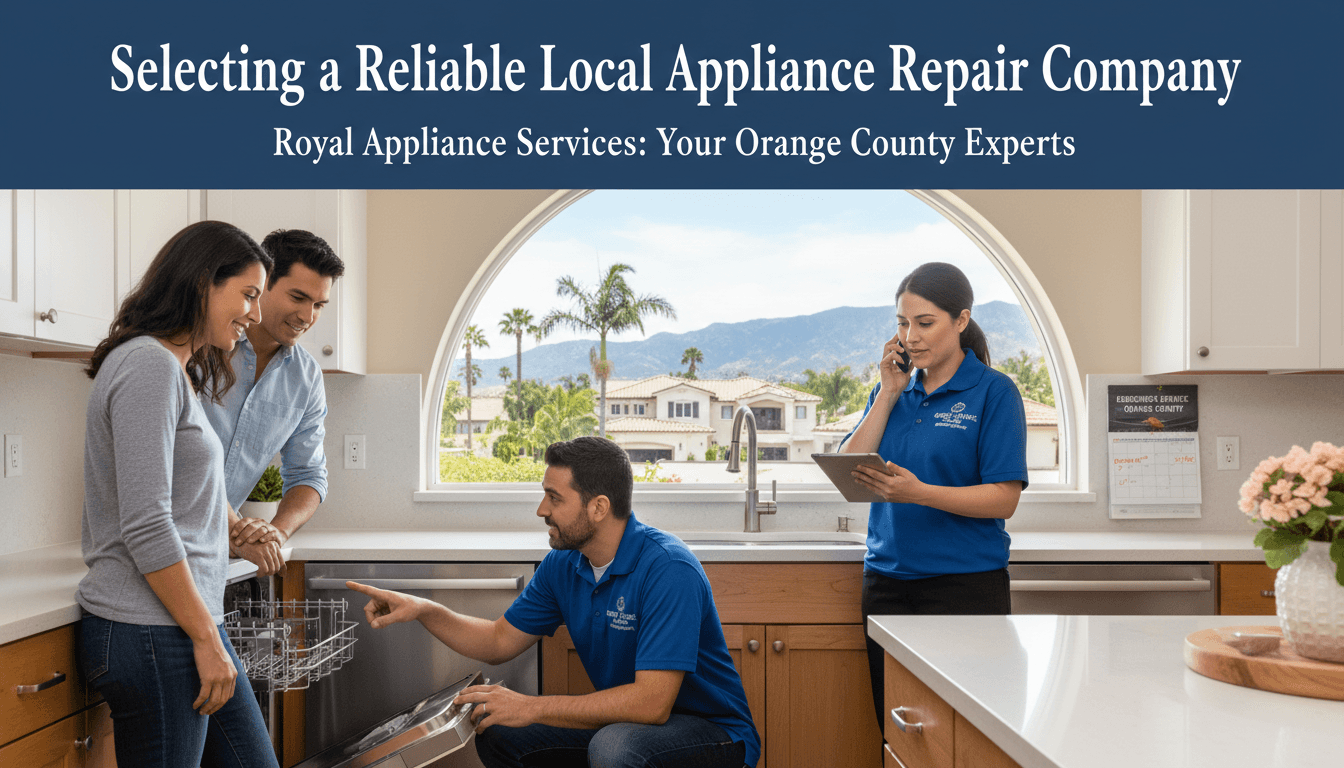Choosing a Local Appliance Repair Company: What California Homeowners Need to Know