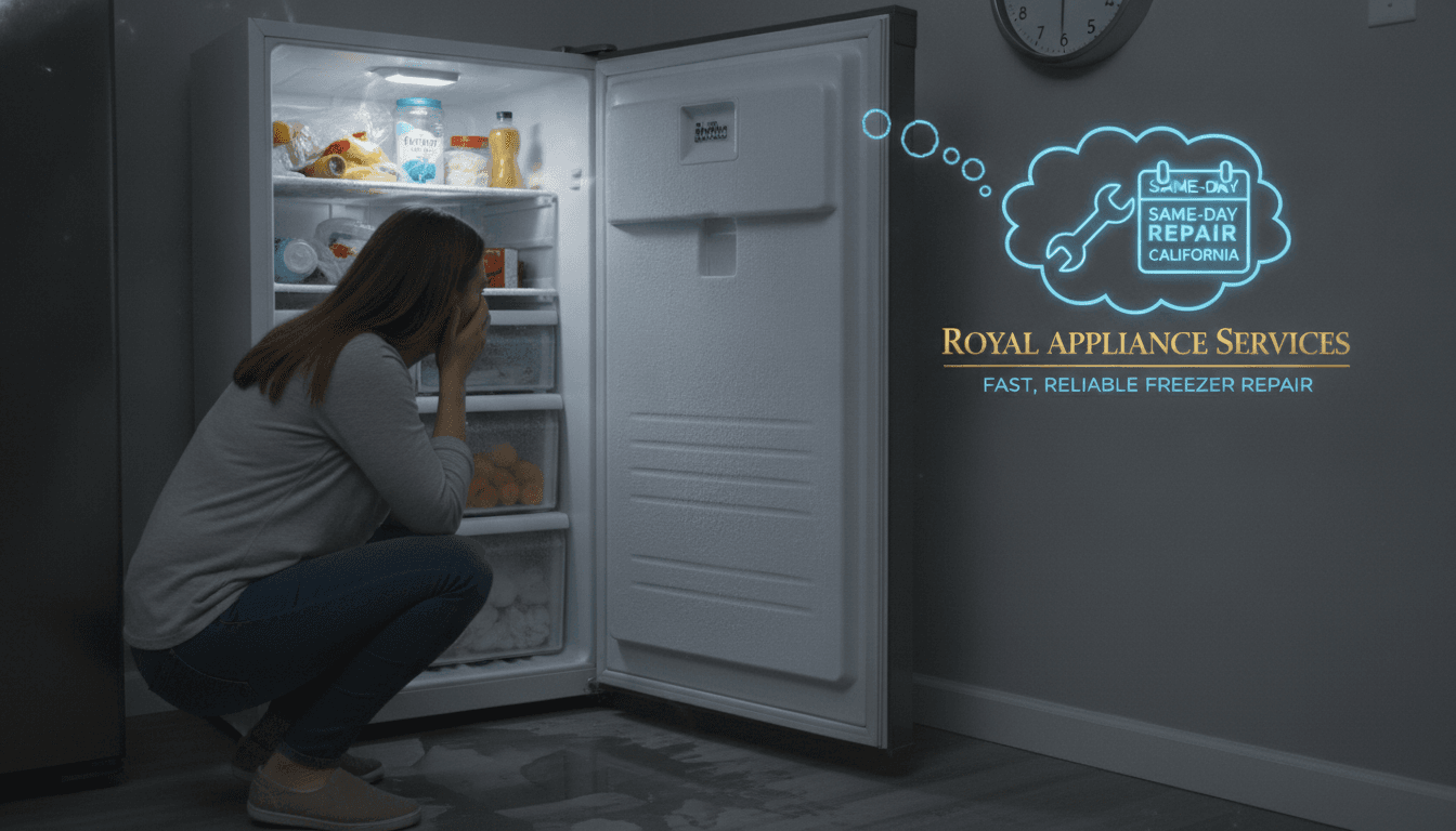 Common Causes for Freezer Failure and Quick Local Repairs in California