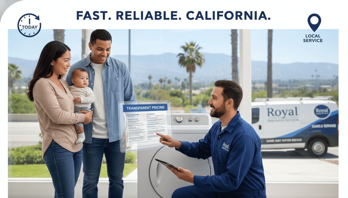 Dryer Repair Near Me: Fast Service for California Homeowners