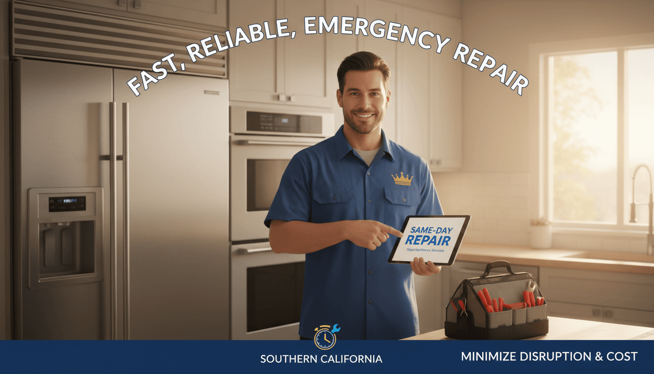 Emergency Appliance Repair in Southern California: Fast, Reliable Solutions for Your Home