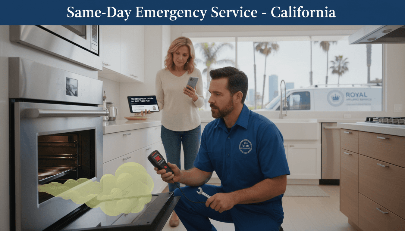 Emergency Oven Repair Near Me: Fixing Dangerous Gas Smells in California Homes