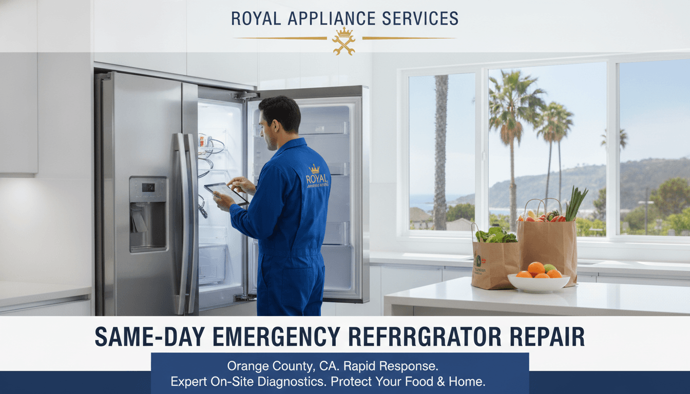 Emergency Refrigerator Repair Near Me in Orange County: Reliable Same-Day Service for California Homes