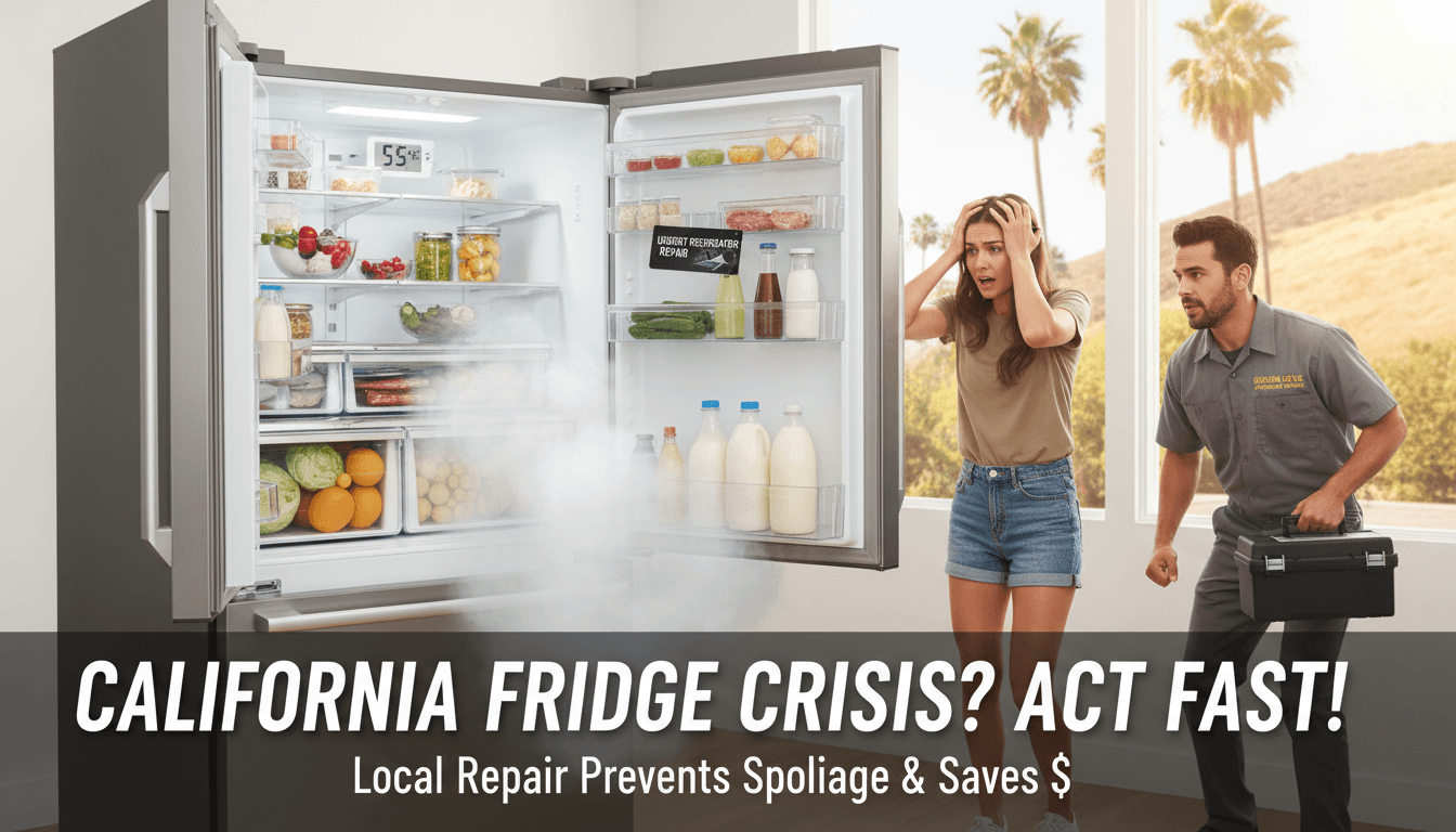 Emergency Refrigerator Repair Near Me: What to Do Fast in California
