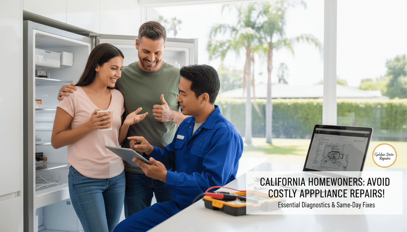 Essential Appliance Diagnostics and Maintenance Guide for Homeowners in California