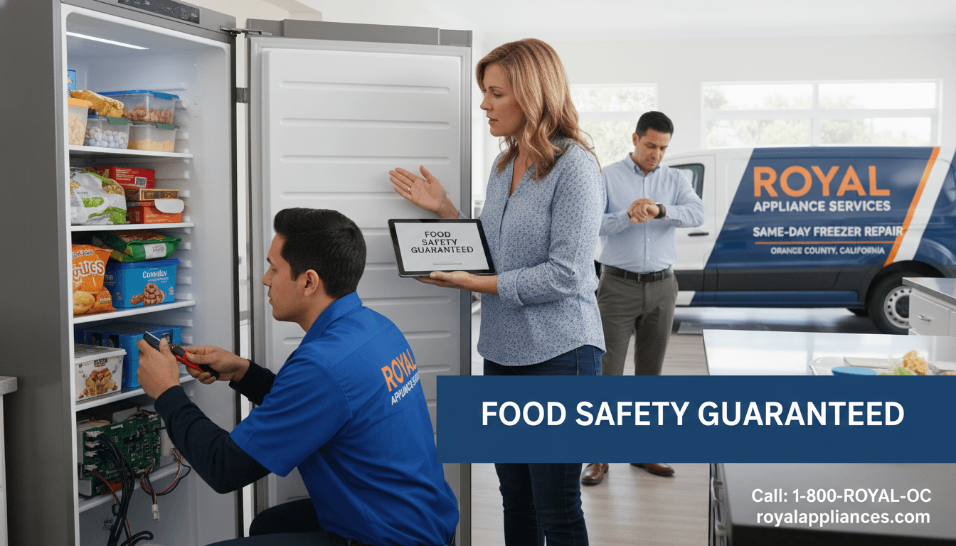 Expert Freezer Repair Service in Orange County: Keeping Your Food Safe and Your Home Running