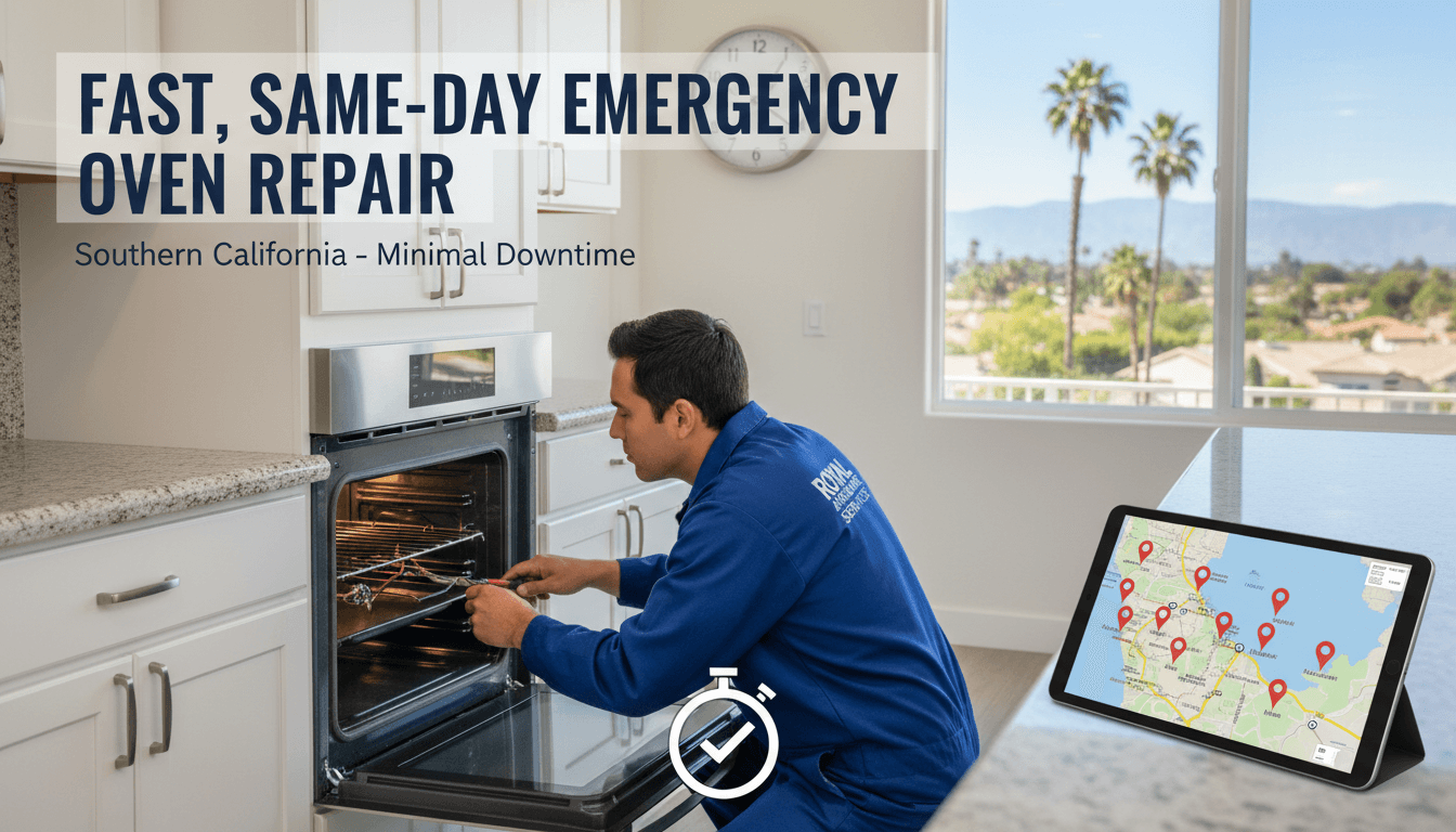 Fast Emergency Oven Repair in Southern California: Essential Service for Homeowners and Property Managers