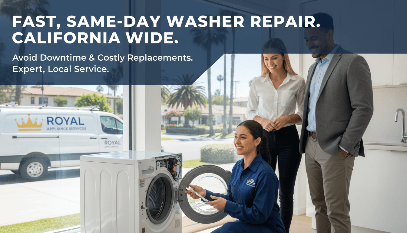 Fix Washer Near Me Fast: Same-Day Washer Repair Solutions in California