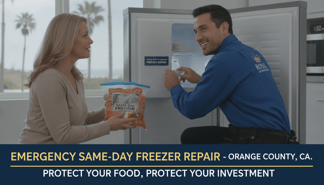 Freezer Repair Service in Orange County: Emergency Solutions for California Homeowners