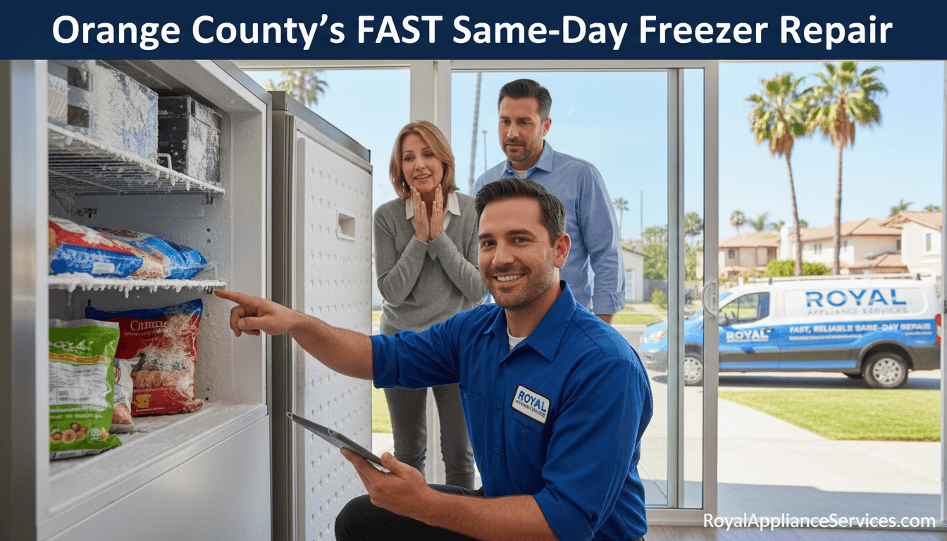 Freezer Repair Service in Orange County: Fast, Reliable Solutions for California Homes