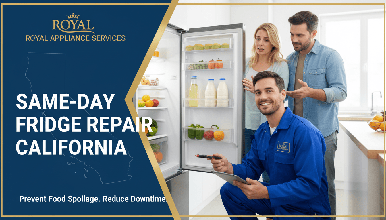 Fridge Repair Near Me Same Day: Essential Service for California Homeowners