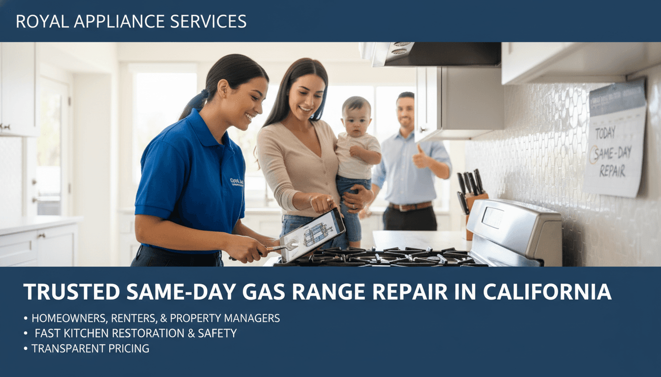 Gas Range Repair Near Me: Trusted Technicians for Same-Day Service in California