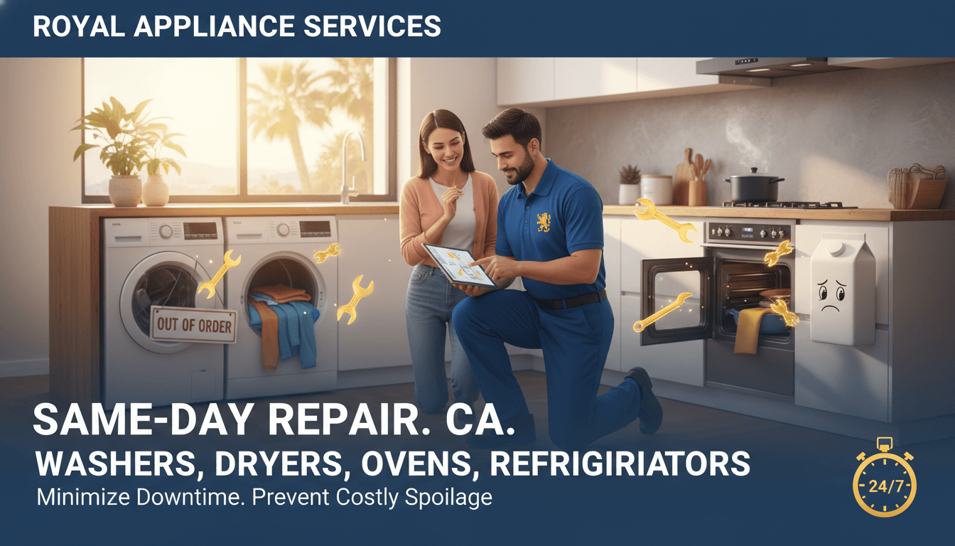 Home Appliance Repair Near Me: Get a Quote for Same-Day Service in California