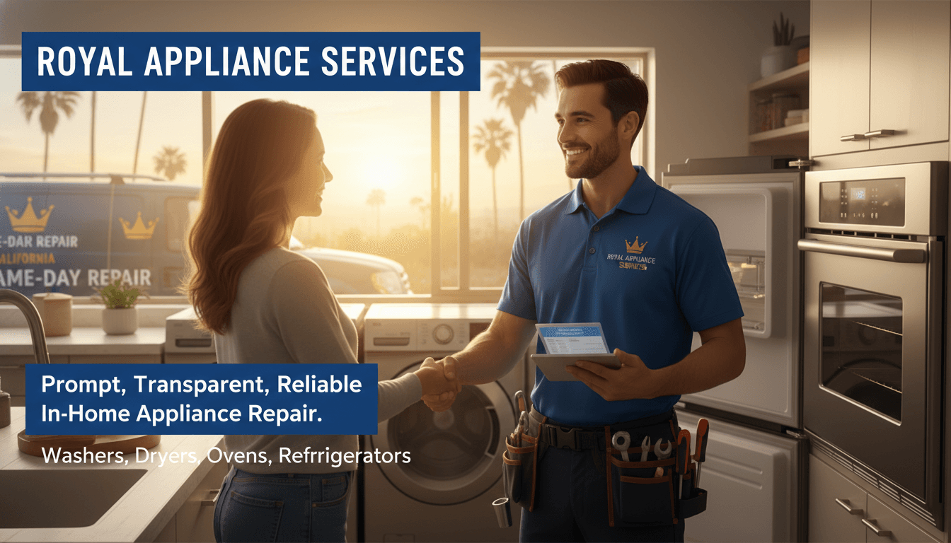 Home Appliance Repair Near Me Today: Reliable Same-Day Service in California