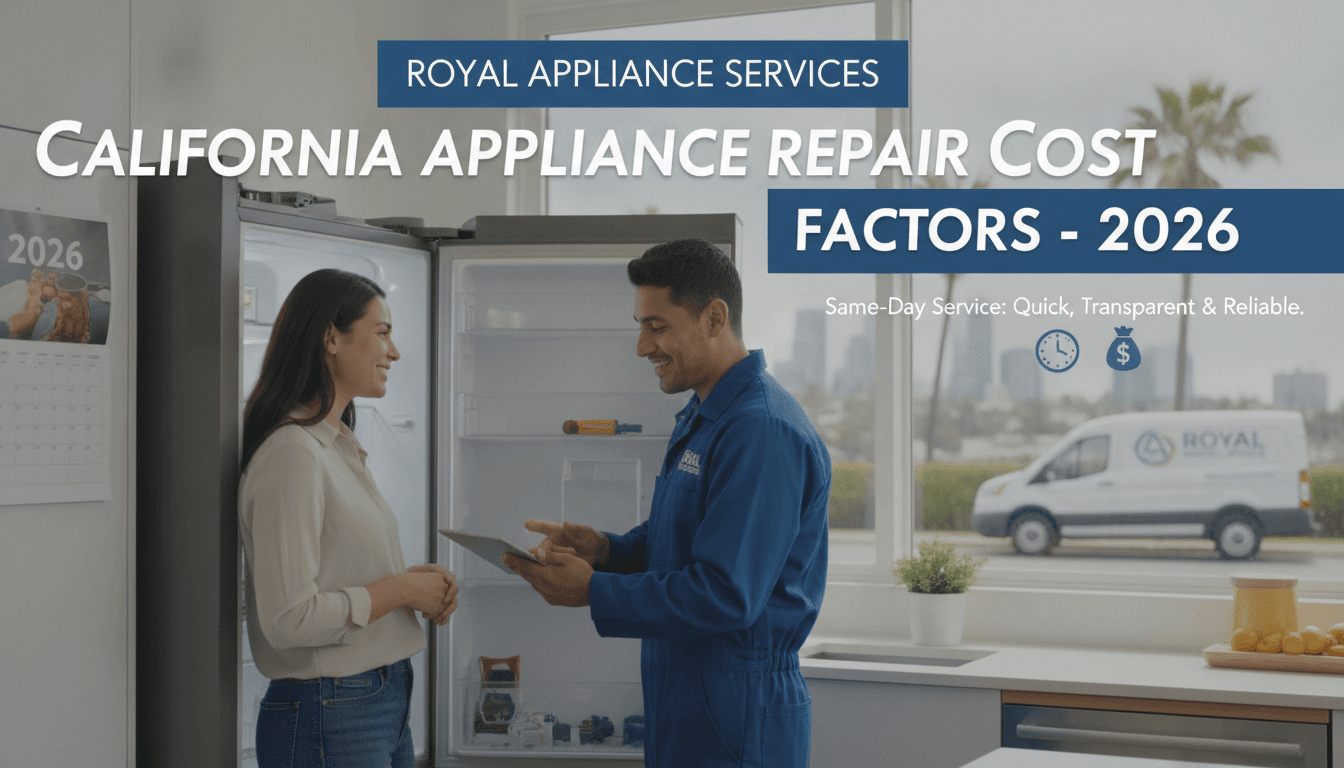 How Much Does Local Appliance Repair Cost in 2026? A Clear Guide for California Homeowners