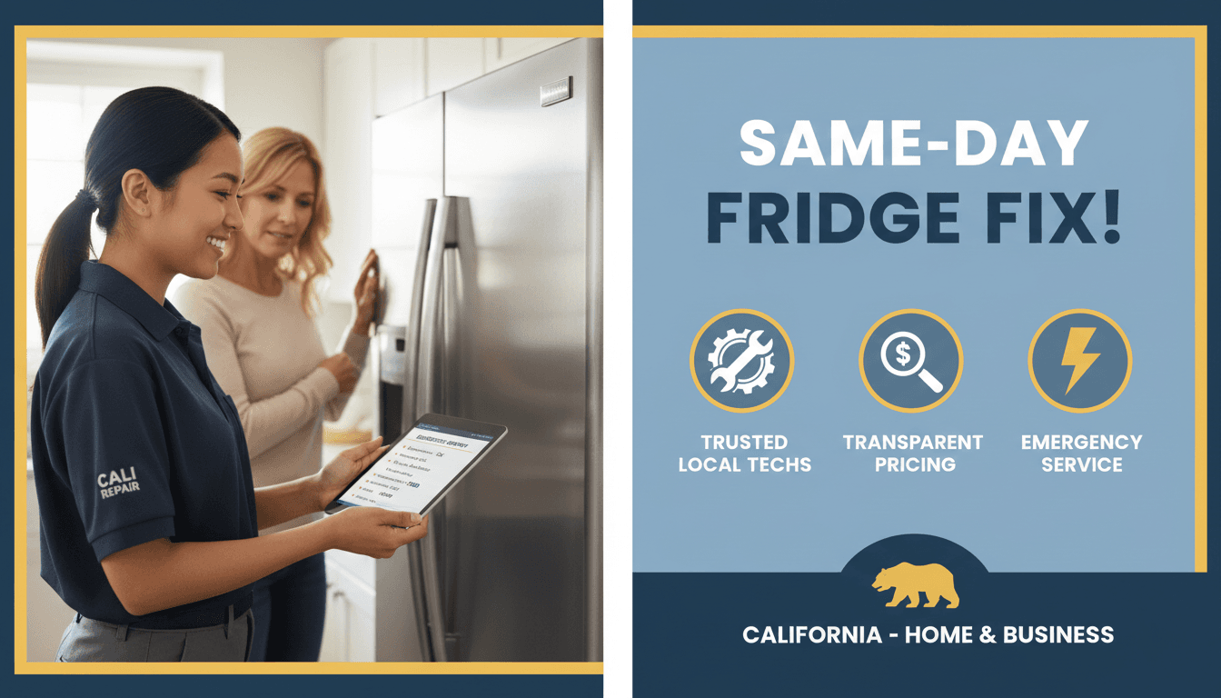 How to Find Reliable Same Day Refrigerator Repair Near Me in California