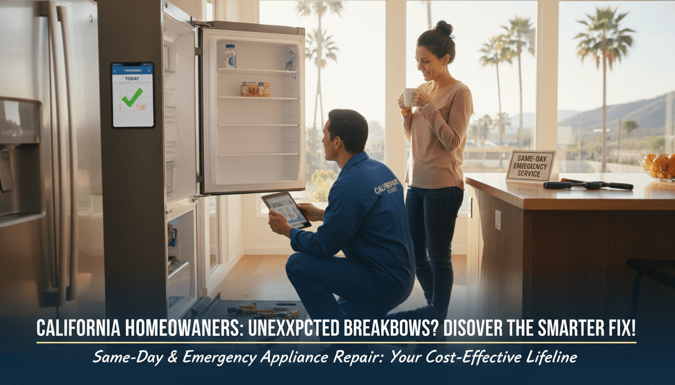 Is Appliance Repair Worth the Cost? A Clear Look for California Homeowners