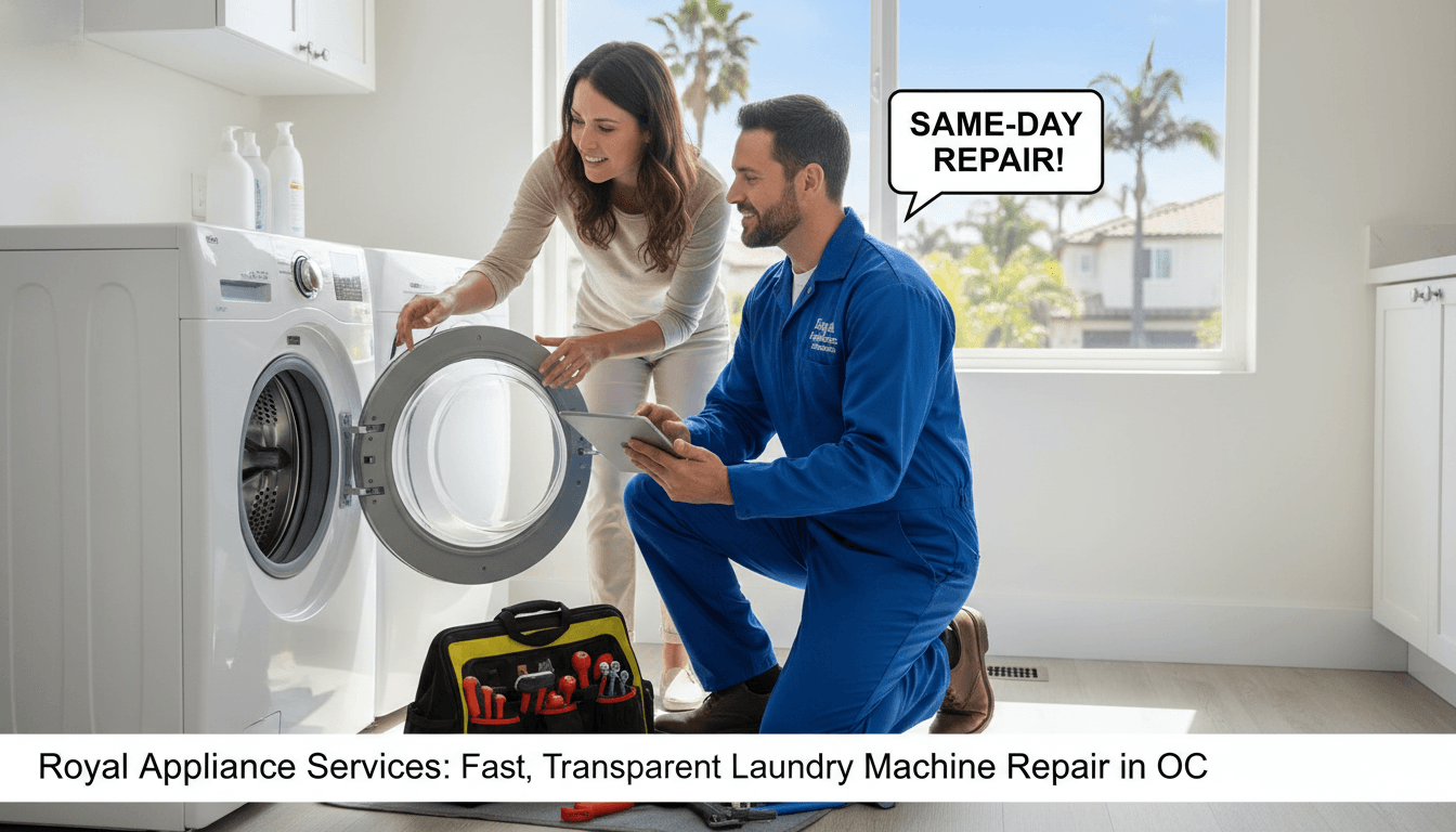 Laundry Machine Repair in Orange County: Same-Day Service for California Homes