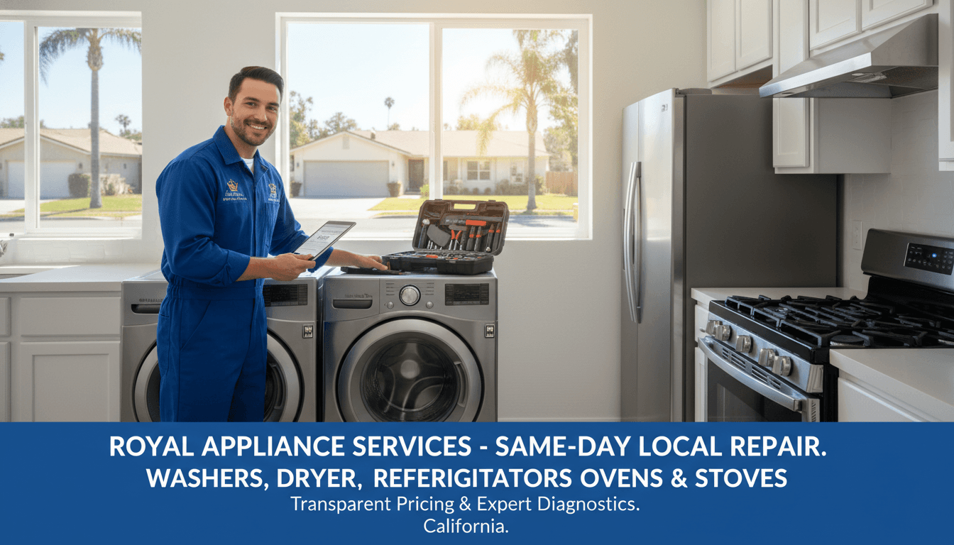 Local Appliance Repair: Reliable Same-Day Service with Royal Appliance Services in California