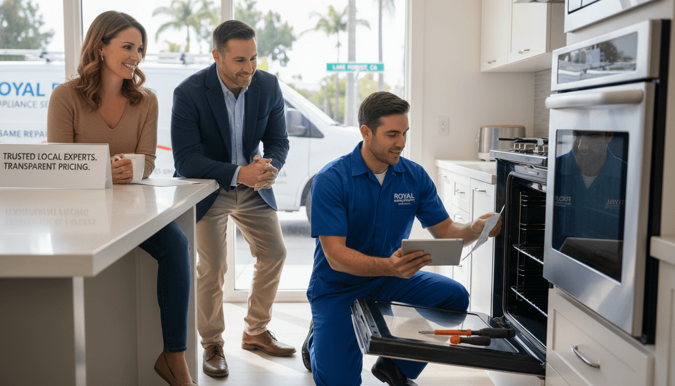 Oven Repair Near Me Lake Forest CA: Reliable Same-Day Service for California Homeowners