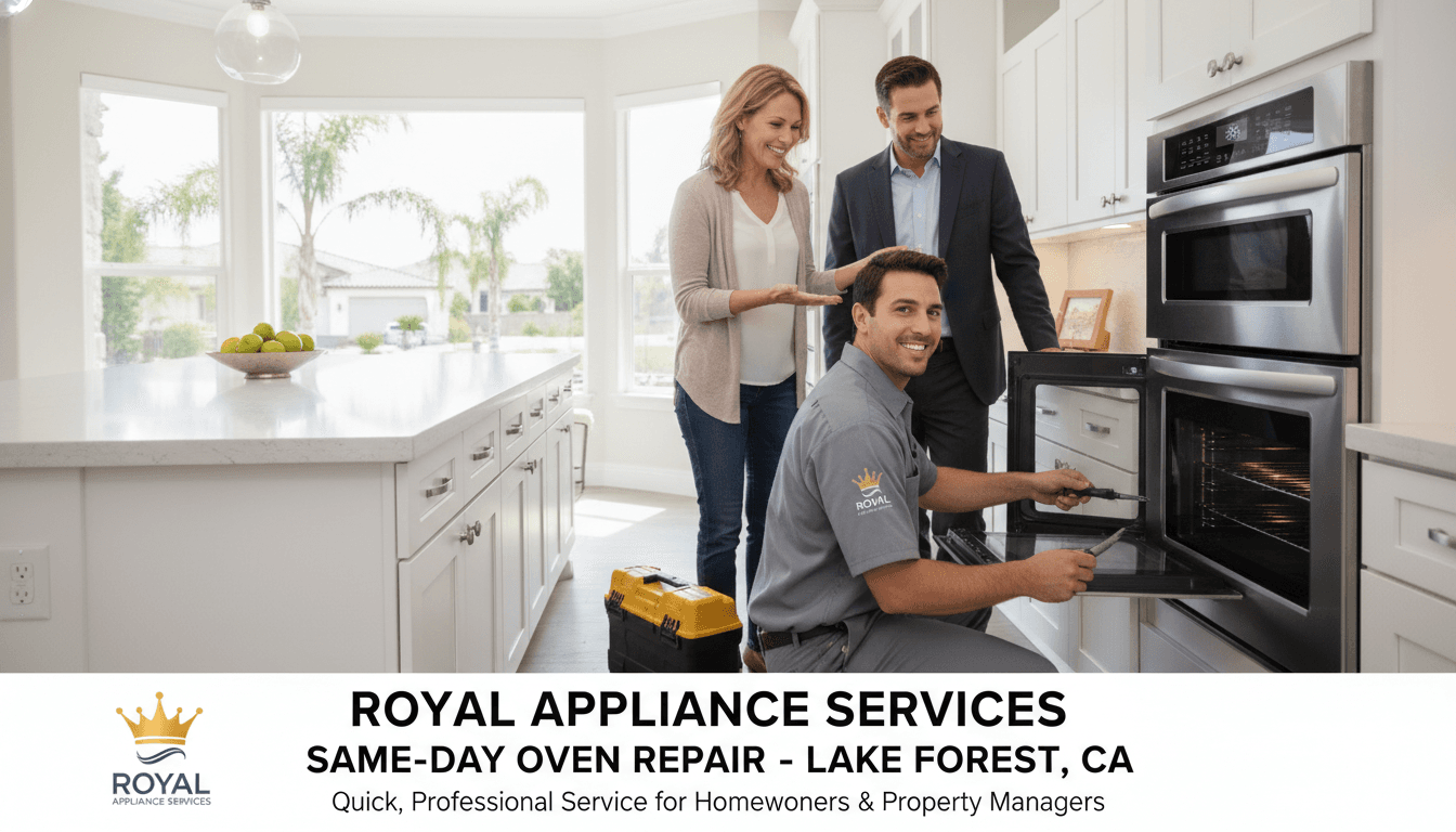 Oven Repair Near Me Lake Forest CA: Reliable Same-Day Service for California Homes
