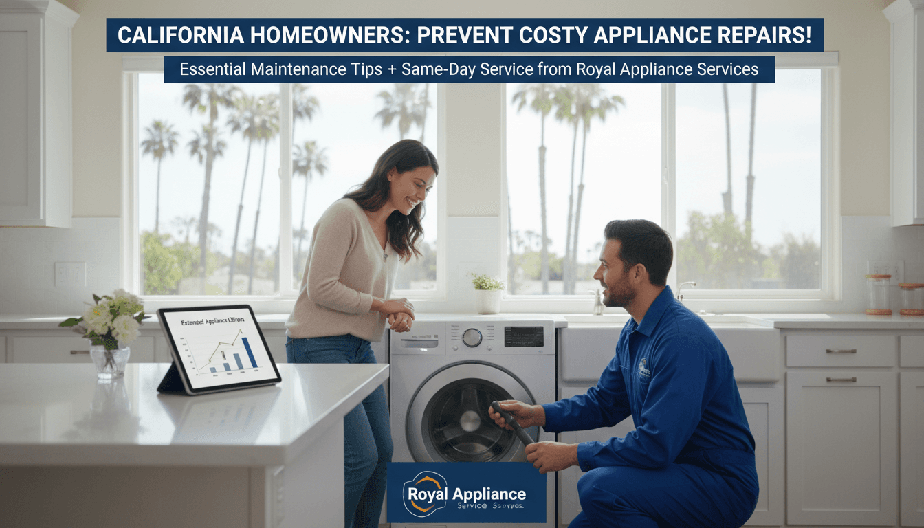 Preventive Appliance Maintenance Tips Every California Homeowner Should Know