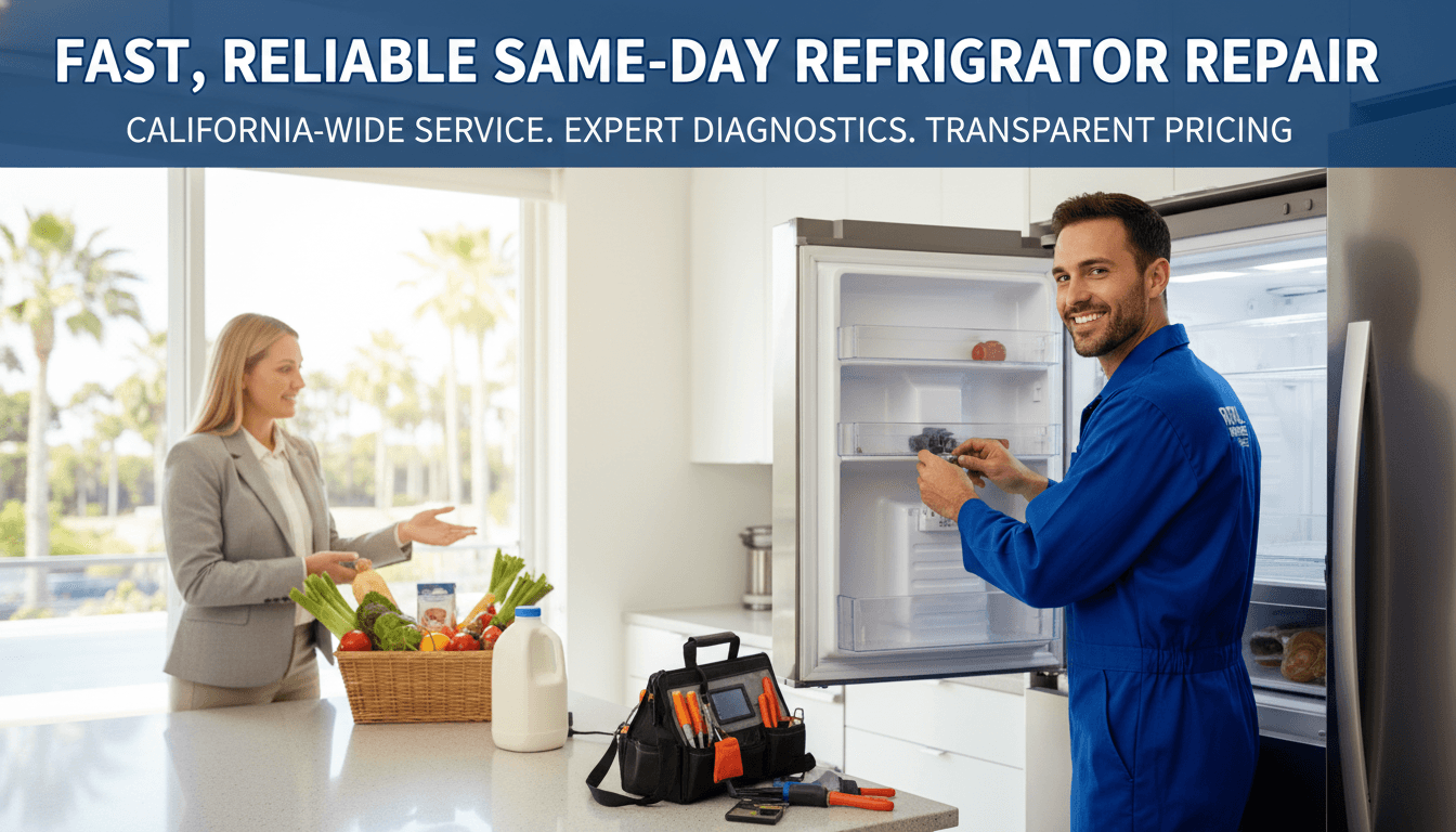 Refrigerator Not Cooling Repair Service: Fast, Reliable Solutions for California Homes