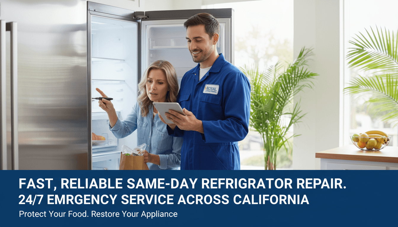 Refrigerator Repair Near Me: 24/7 Same-Day Service in California