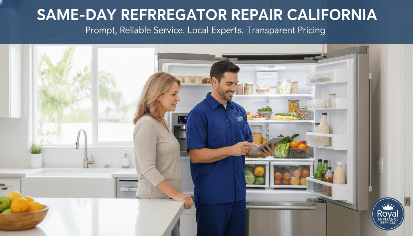 Refrigerator Repair Near Me: Local Experts for Same-Day Service in California