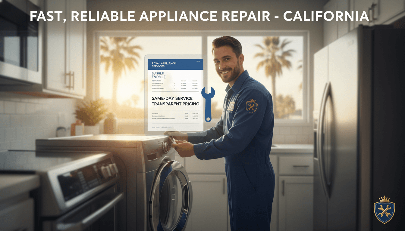 Royal Appliance Services: Your Local Experts for Same-Day Appliance Repair in California