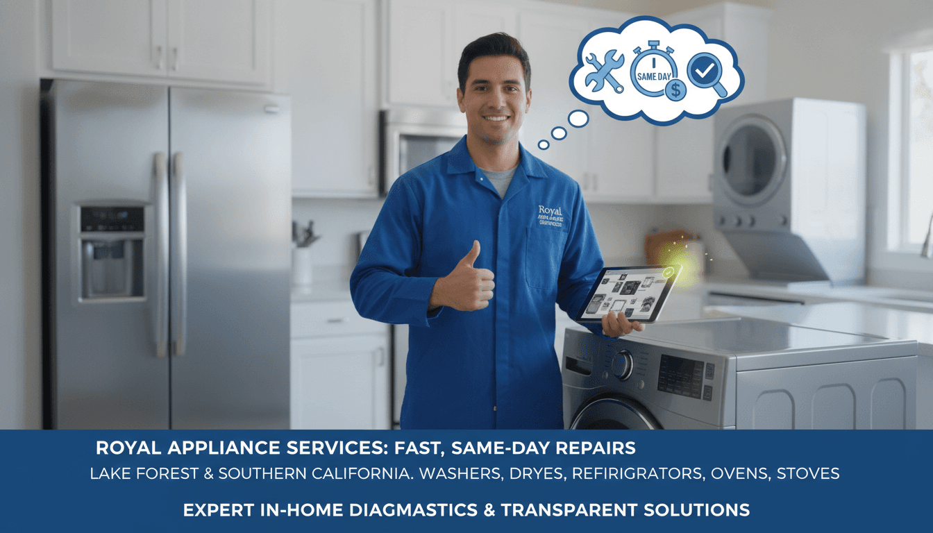 Same Day Appliance Repair in Lake Forest CA: Reliable Local Service for California Homes
