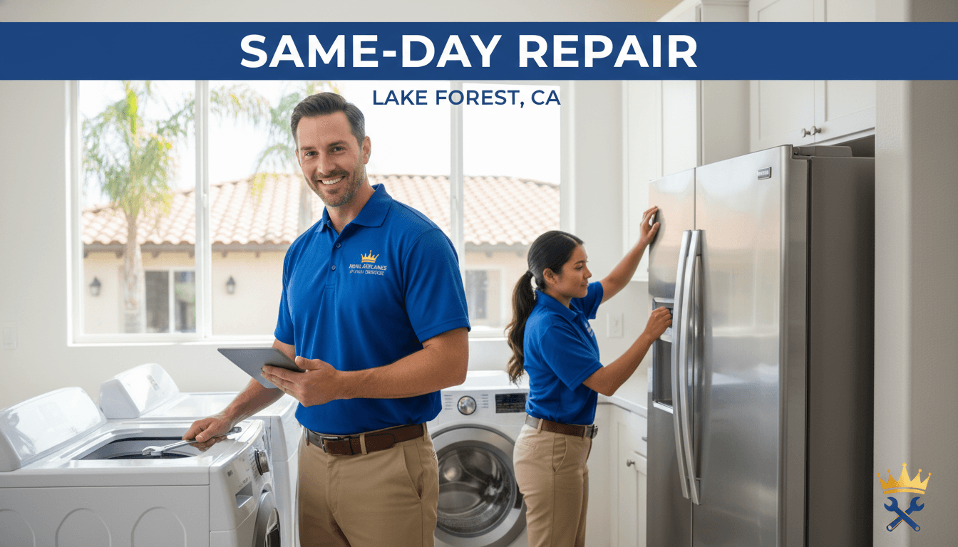 Same Day Appliance Repair Lake Forest CA: Fast, Local Solutions for Your Home Appliances