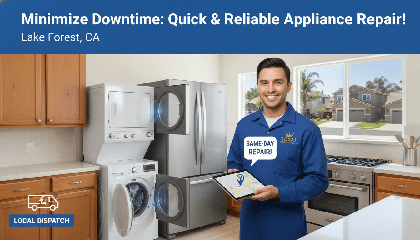 Same Day Appliance Repair Lake Forest CA: Reliable Solutions for California Homes