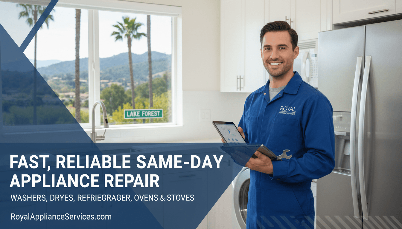 Same Day Appliance Repair: Lake Forest Experts You Can Trust