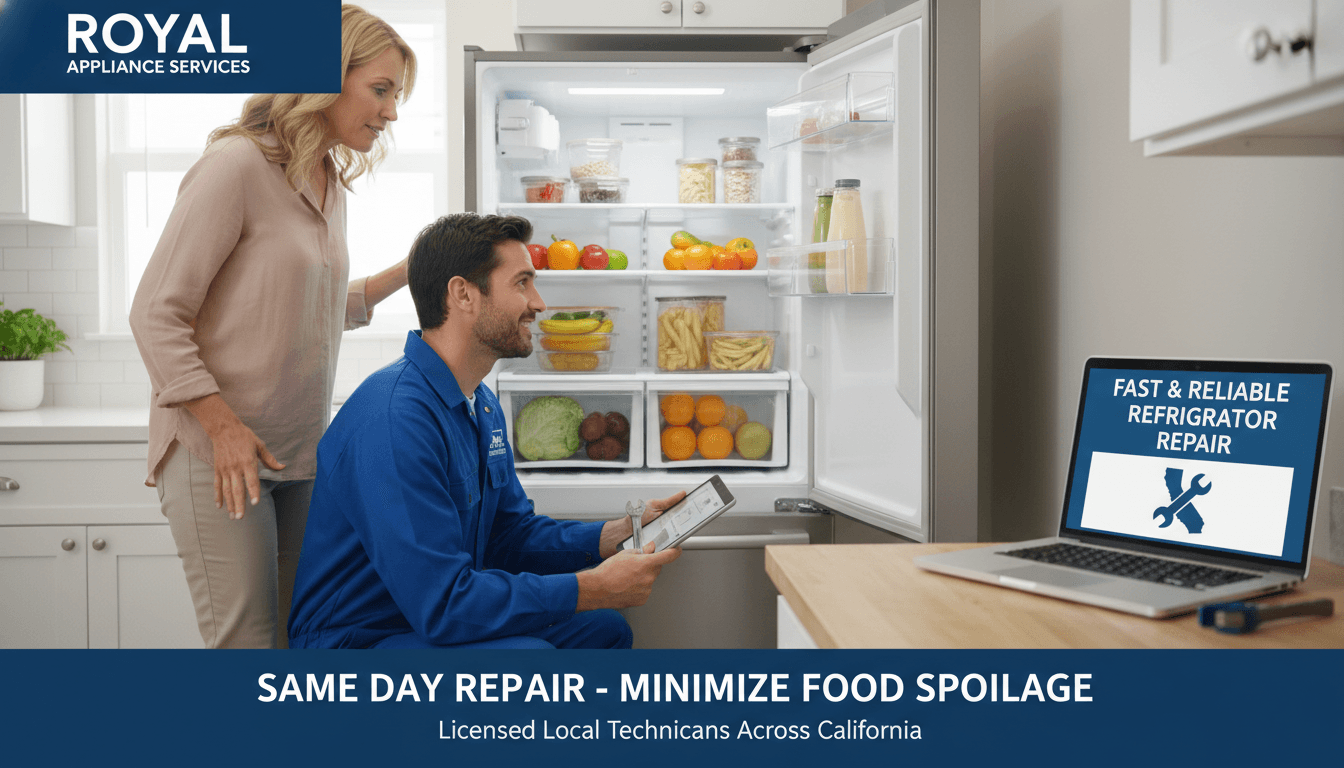 Same Day Refrigerator Repair: Fast Response for California Homeowners