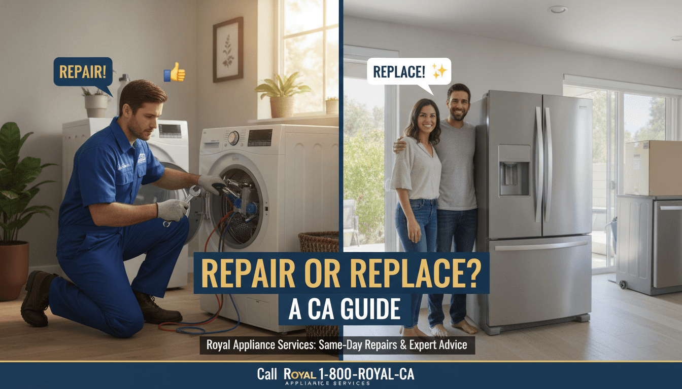 Should You Repair or Replace Your Broken Home Appliance? A Practical Guide for California Residents