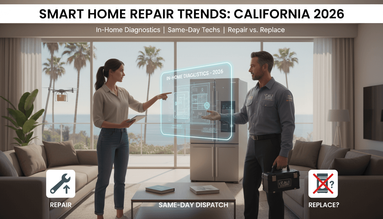 Smart Home Appliance Repair Trends for 2026: What California Homeowners Need to Know