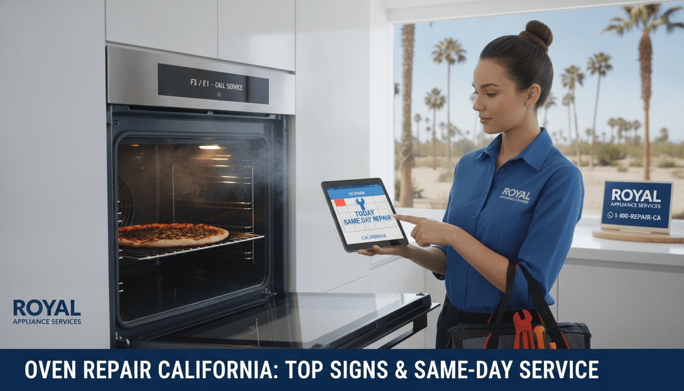 Top Signs You Need Immediate Oven Repair Near Me in California