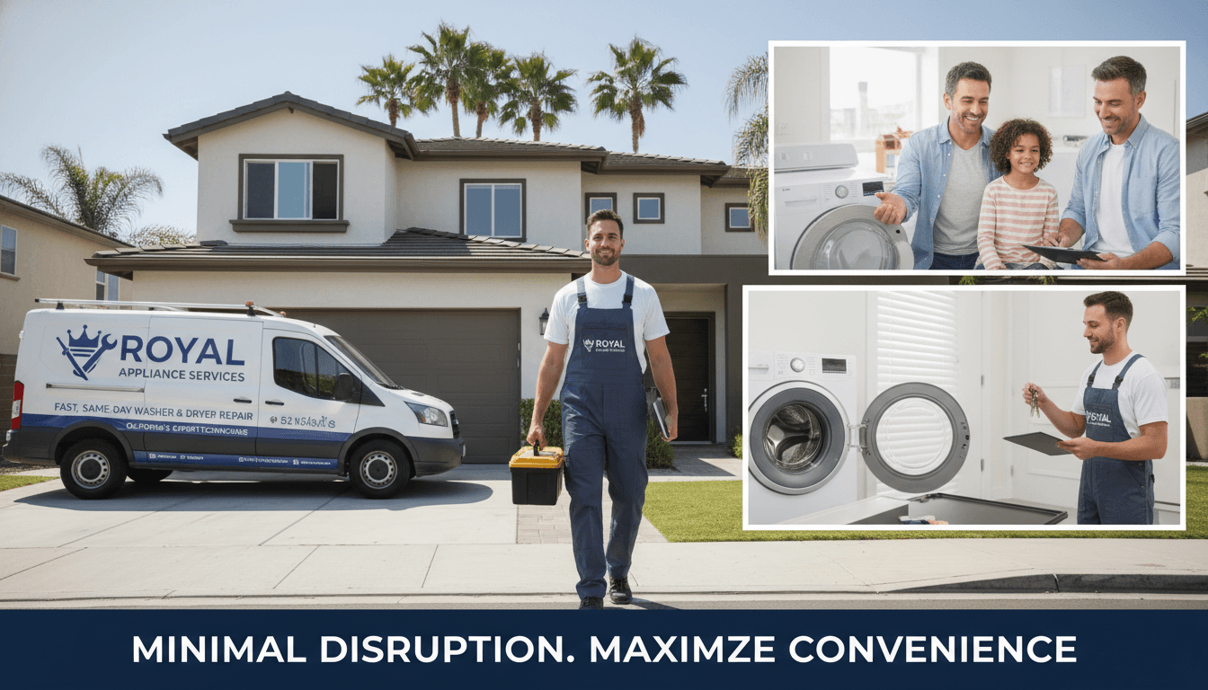 Washer Dryer Repair Near Me – Local Experts Providing Same-Day Appliance Repair in California