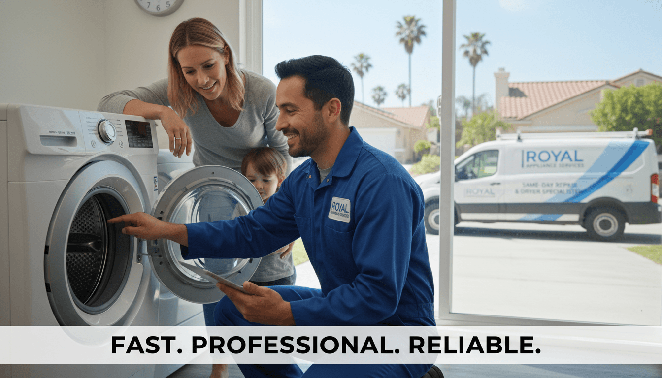 Washer Dryer Repair Near Me: Reliable Same-Day Service for California Homeowners